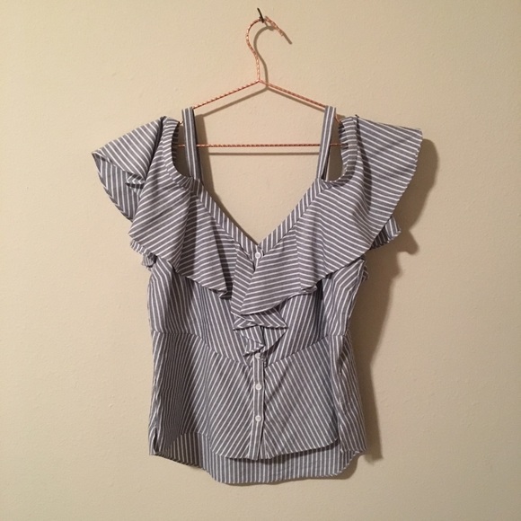 Veronica Beard Tops - Veronica Beard Grant Off-Shoulder Top